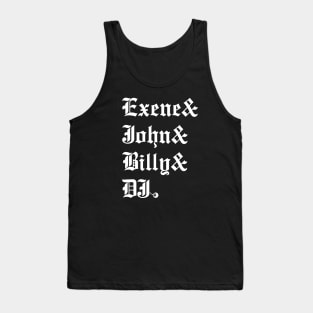 X the band: Experimental Jetset style Tank Top